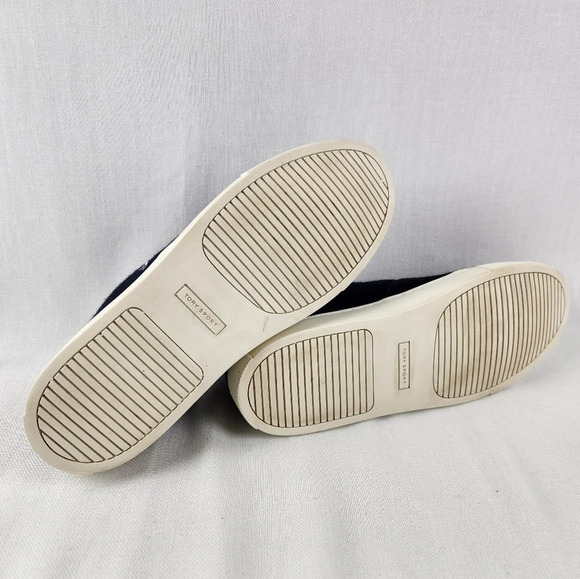 Tory Sport All Love Lace Up Navy Blue Sneakers - Picture 8 of 13